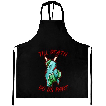 Discover Married Lovers Tikk Death Do Us Apart Zombie Aprons