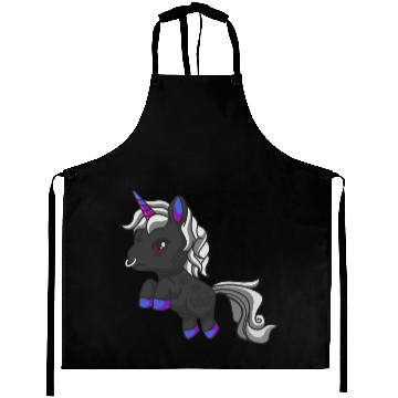 Discover Goth Unicorn Zombie Gothic Occult Halloween Aprons