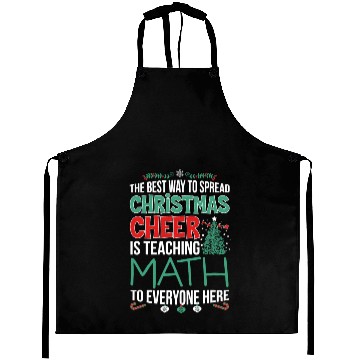 Discover Math Teacher Christmas Cheer Aprons