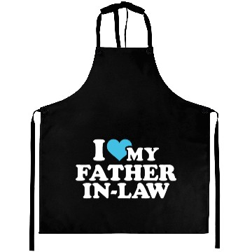 Discover I love my father in law Pullover Aprons