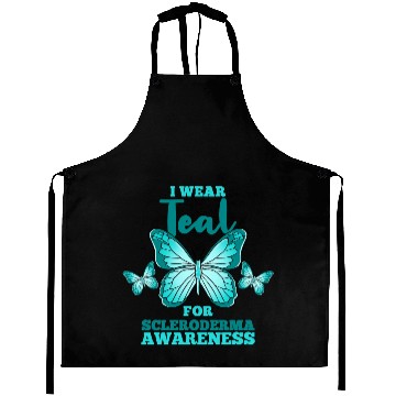 Discover I Wear Teal For Scleroderma Awareness Aprons