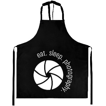 Discover Eat Sleep Photography Cool Camera Aperture Aprons