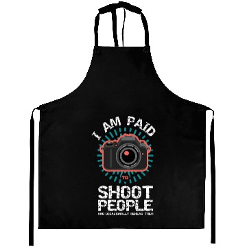 Discover Funny Photography Aprons Shoot And Behead People