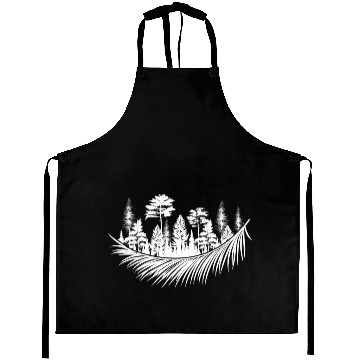 Discover Nature Forest Plants Tree Camping Hiking Mountains Aprons
