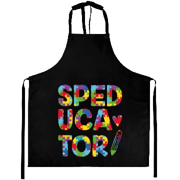 Discover Speducator Sped Teacher Special Education Cute Aprons
