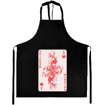 Discover Folk Creature Wendigo Card Halloween Cryptid Aprons