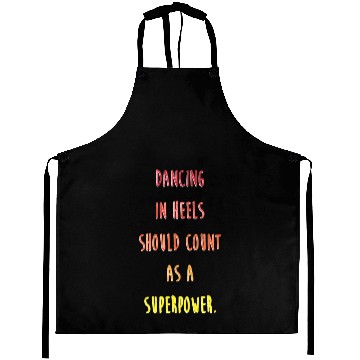 Discover Funny Dancer Dancing In Heels Ballroom Dance Aprons