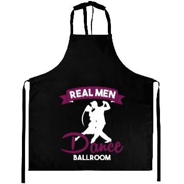 Discover Funny Dancer Real Men Dance Ballroom Aprons