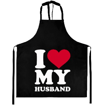 Discover I love my husband Aprons