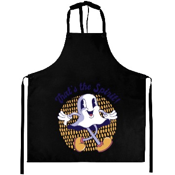 Discover Ghost Spirit Hilarious Cute Friends Pun Aprons