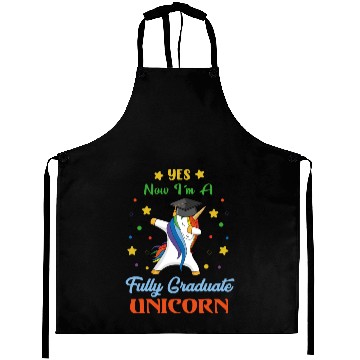 Discover Yes I'm a fully Graduate Unicorn Aprons