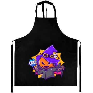 Discover Gamer witches pumpkin vampire - halloween Aprons