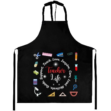 Discover Teacher life Aprons