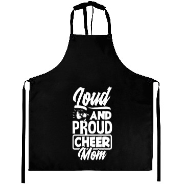 Discover Loud And Proud Cheer Mom Cheerleading Mom Aprons