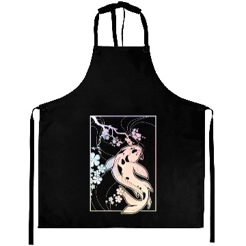 Discover Kawaii Cherry Blossom Koi Aprons