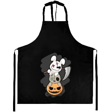 Discover Grim Reaper Killer Bunny - Halloween Aprons