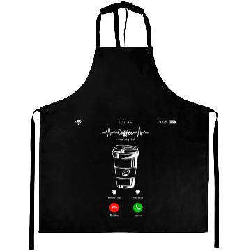 Discover Coffee Is Calling Aprons