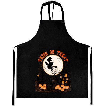 Discover HAPPY HALLOWEEN TRICK OR TREAT Aprons