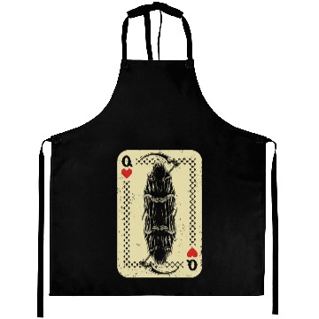 Discover Santa Muerte Calavera Mexico Skeleton Poker Card D Aprons
