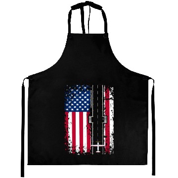 Discover Patriotic Aviation Flight Us Flag Best Pilot Aprons