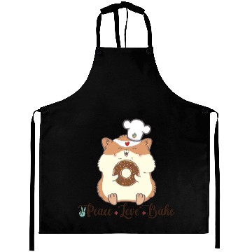 Discover peace love bake Aprons