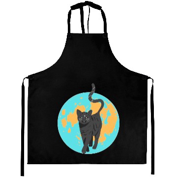 Discover Fall CAT Aprons Funny Halloween Aprons