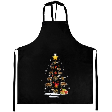 Discover Bee Christmas Tree Bee Xmas Funny Gift Aprons
