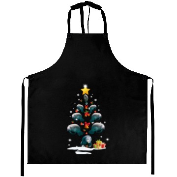 Discover Dolphin Christmas Tree Dolphin Xmas Funny Gift Aprons