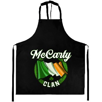 Discover Mccarty Surname Irish Last Name Ireland Flag Aprons