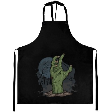 Discover Halloween Zombie Hand Graveyard Aprons