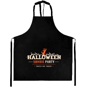 Discover Zombie Party Aprons