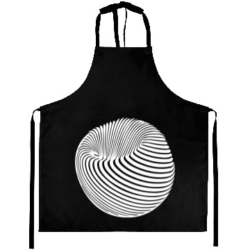 Discover Geometric Sphere Body With Stripes Aprons
