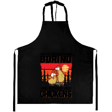 Discover Chickens Gift Farmer Chicken Coop Aprons