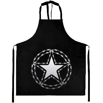 Discover Barbed Wire US Army Star Aprons