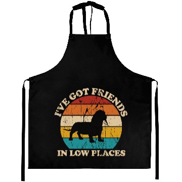 Discover I ve Got Friends In Low Places Dachshund Aprons