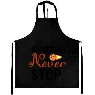 Discover Basketball Never Stop Aprons