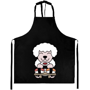 Discover Sushi Lover Poodle Aprons