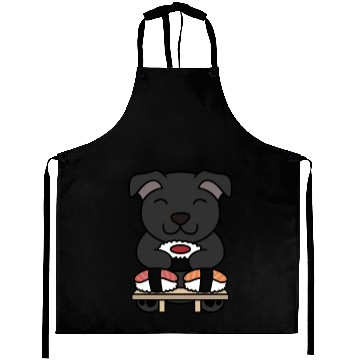 Discover Sushi Lover Staffordshire Bull Terrier Aprons