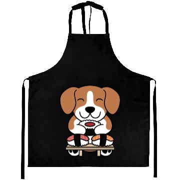 Discover Sushi Lover Beagle Aprons