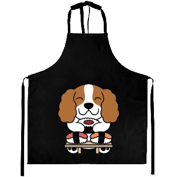 Discover Sushi Lover Cavalier King Charles Spaniel Aprons