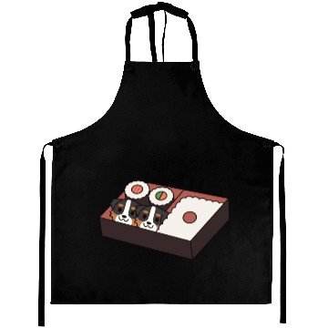 Discover Sushi Bento Box Australian Shepherd Aprons