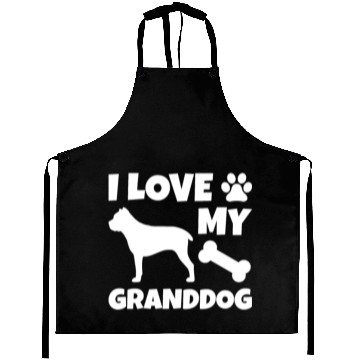 Discover I Love My Granddog Cane Corso Aprons