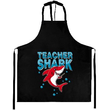 Discover Teacher shark .. school student lessons enrollment Aprons