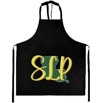 Discover La SLP green/gold Aprons