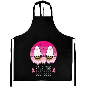 Discover Save the Boo Bees Breast Cancer Awareness Aprons