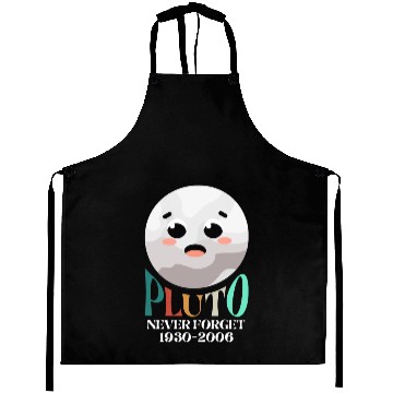 Discover Pluto Planet Never Forget Aprons