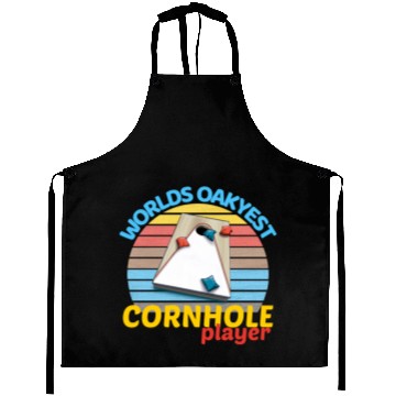 Discover worlds oakyest cornhole player two Aprons