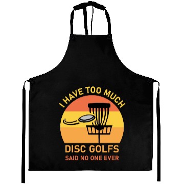 Discover Disc Golfing Funny Frisbee Golf Aprons