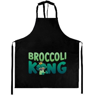 Discover Broccoli King Vegetarian Vegetable Veggies Vegan Aprons