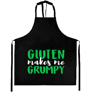 Discover Celiac Disease Warrior Gluten Makes Me Grumpy Aprons